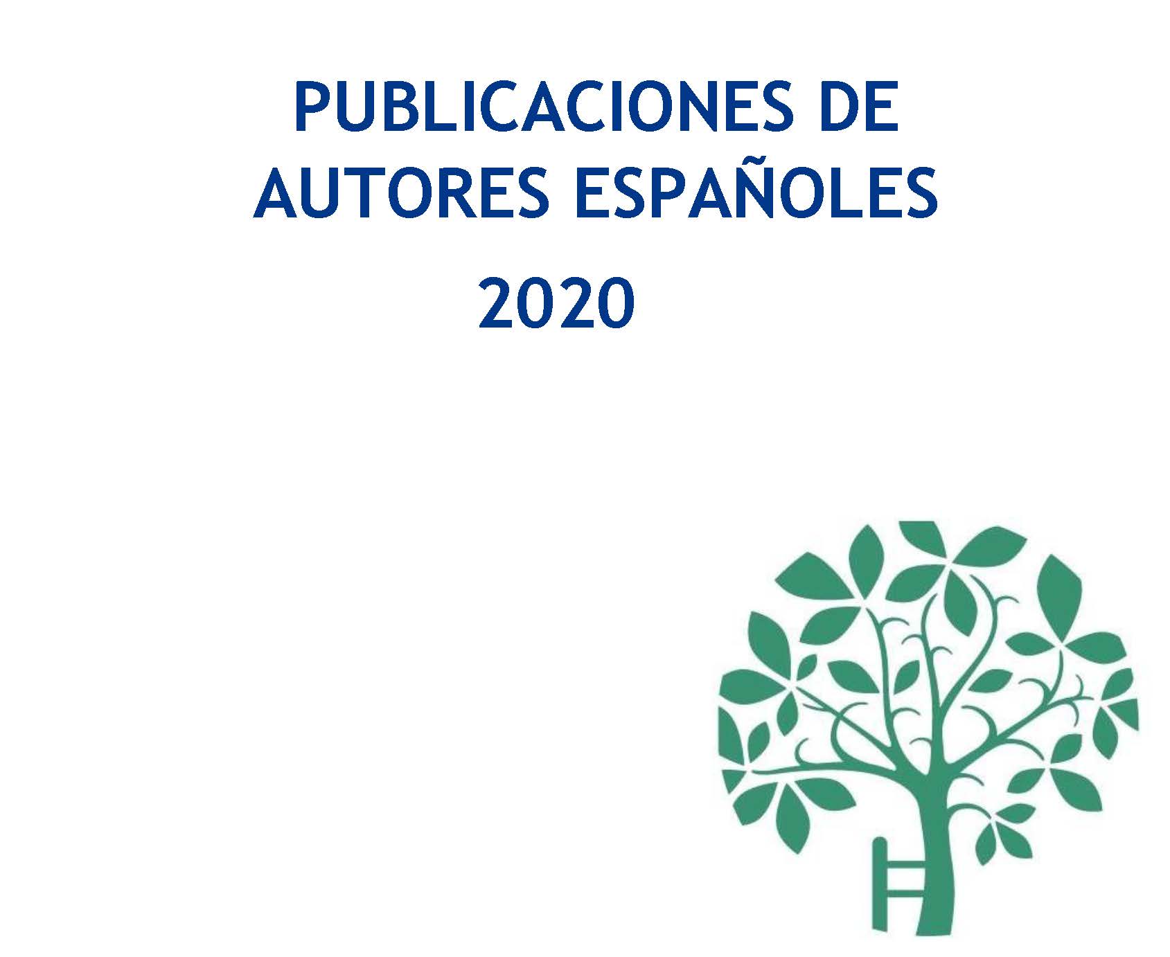 Publicaciones de autores españoles. Segundo semestre 2020